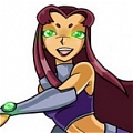 Starfire wig from Teen Titans