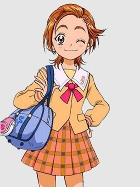 Hyuuga Saki peluca de Pretty Cure