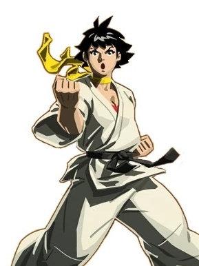 Makoto (Street Fighter) 가발 from 스트리트 파이터