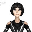 Quorra wig from Tron Evolution: Battle Grids