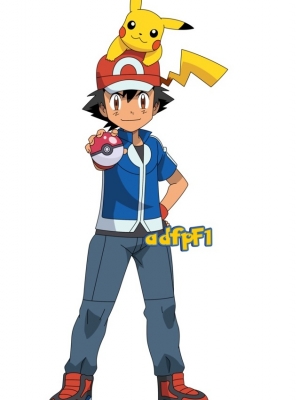 16 Sets of Ash Ketchum Cosplay Costume, Wig, Props and Accessories 