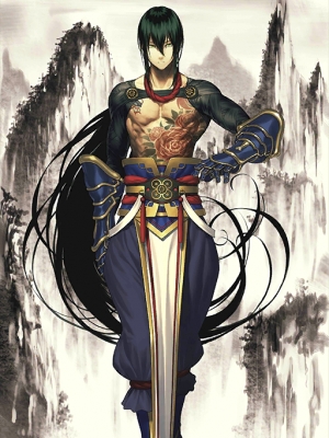Yan Qing peruca from Fate Grand Order